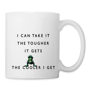 Plus c’est difficile, plus je me refroidis - Mug blanc - blanc - Droite