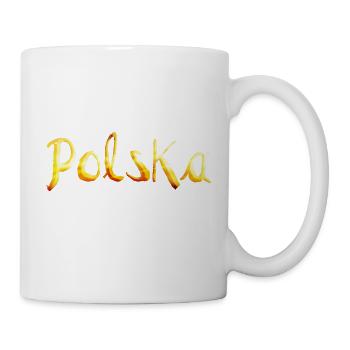 Polska, Polen - Tasse - Weiß - Rechts