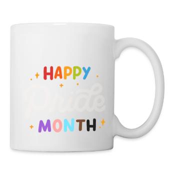 Happy Pride Month - Tasse - Weiß - Rechts