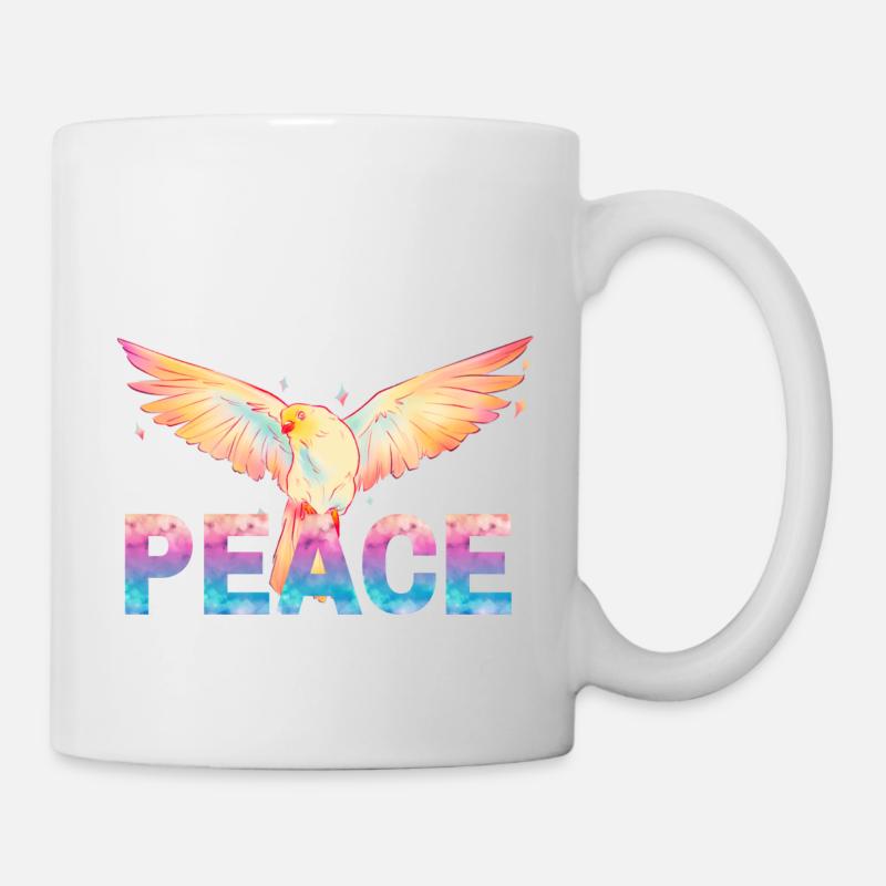 Paix - Mug blanc - blanc