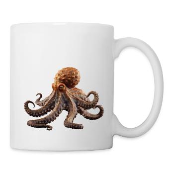 Octopuses can change color and texture - Mug - white - Right