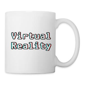 Virtual Reality Unleashed - Digitale Kunst - Tasse - Weiß - Rechts