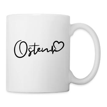 Osten Herzschlag - Tasse - Weiß - Rechts