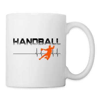 Handball - Mug blanc - blanc - Droite