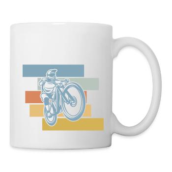 Triathlon Swim Bike Run Marathon - Tasse - Weiß - Rechts