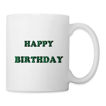 ALLES GUTE ZUM GEBURTSTAG. ALLES GUTE ZUM GEBURTSTAG. JAHRESTAG. - Tasse - Weiß - Rechts