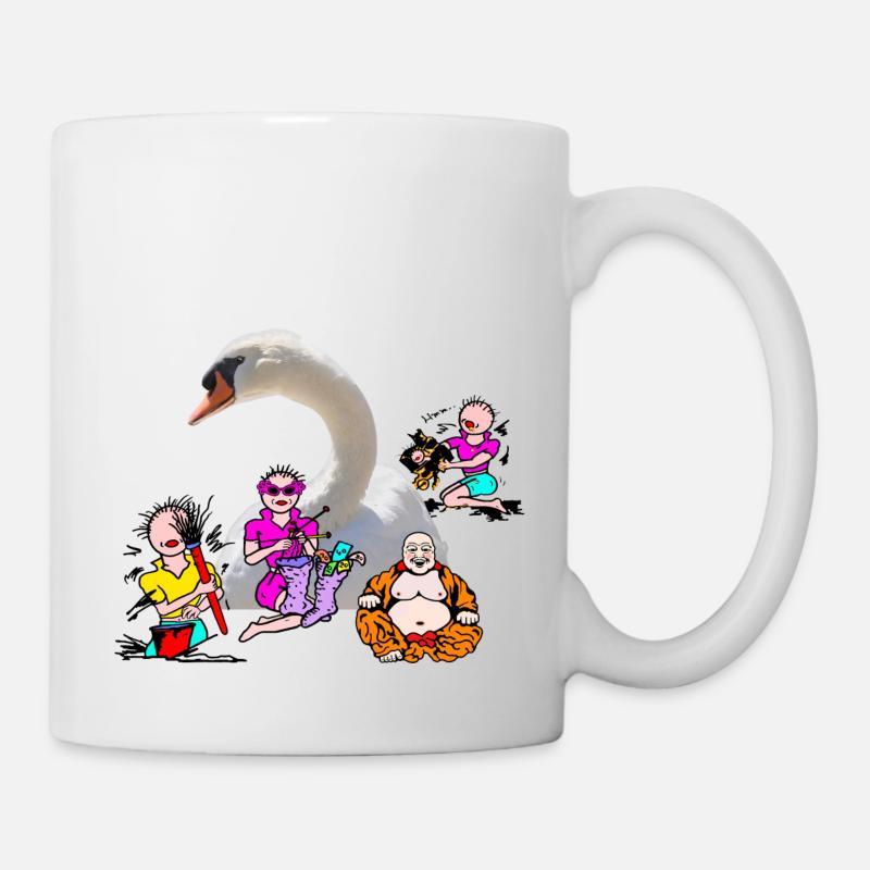 Compagnie des cygnes - Mug blanc - blanc