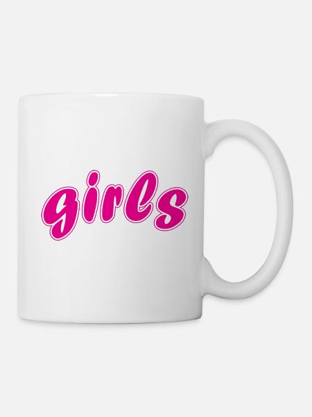 girls - Mug blanc - blanc