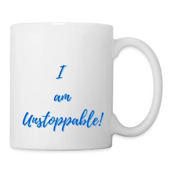 I am Unstoppable - Mug - white - Right