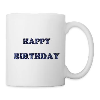 ALLES GUTE ZUM GEBURTSTAG. ALLES GUTE ZUM GEBURTSTAG. JAHRESTAG. - Tasse - Weiß - Rechts