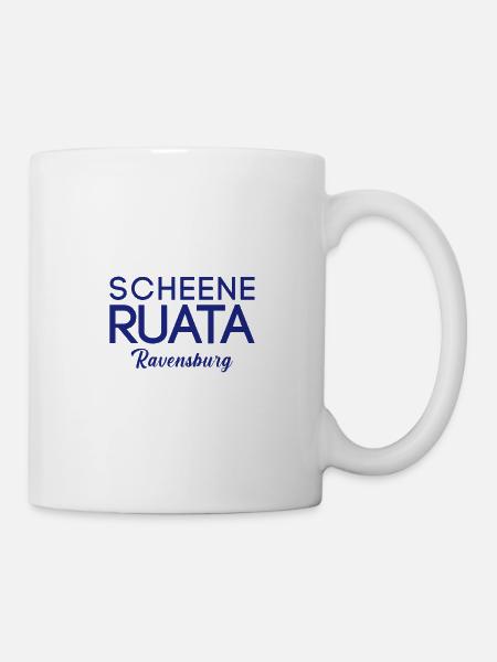 Scheene Ruata Rutenfest Ravensburg - Tasse - Weiß