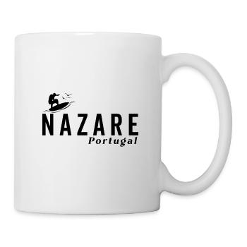 Nazare Surfer Portugal - Mug blanc - blanc - Droite