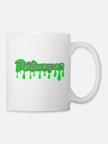 Petanque Pétanque Boule Boccia - Tasse - Weiß