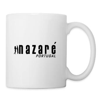 Nazare Surfing Portugal - Mug blanc - blanc - Droite