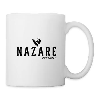Nazare Surfer Portugal - Mug blanc - blanc - Droite