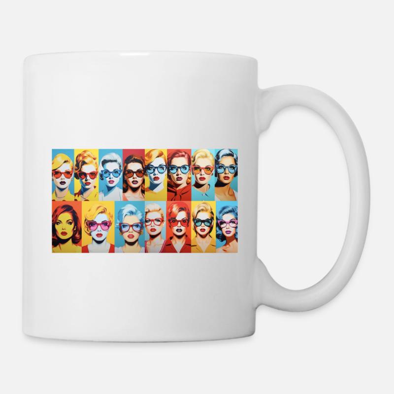70er classic Women - Tasse - Weiß
