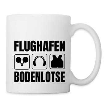 Flughafen Bodenlotse Marshaller Beruf Luftfahrt - Tasse - Weiß - Rechts