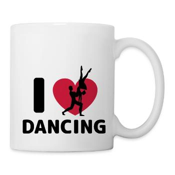 Danse Danse Musique - Mug blanc - blanc - Droite