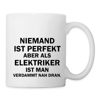 Handwerker Handyman Handwerk Werkzeug Baustelle - Tasse - Weiß - Rechts
