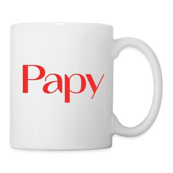 OPA. VATERTAG. ALLES GUTE ZUM GEBURTSTAG OPA. ICH LIEBE DICH. - Tasse - Weiß - Rechts