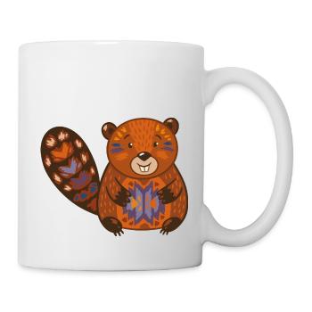 Wildtiere - Tasse - Weiß - Rechts