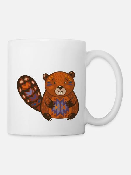 Wildtiere - Tasse - Weiß
