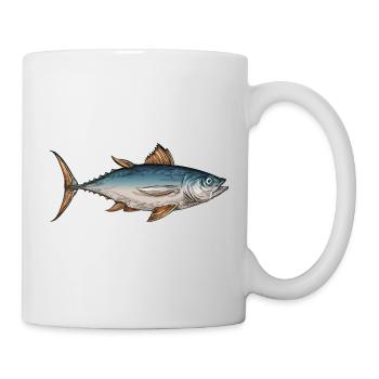 Meerestiere - Tasse - Weiß - Rechts