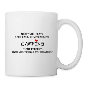 Campingspruch 1 - Tasse - Weiß - Rechts