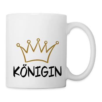 KÖNIGIN - Tasse - Weiß - Rechts