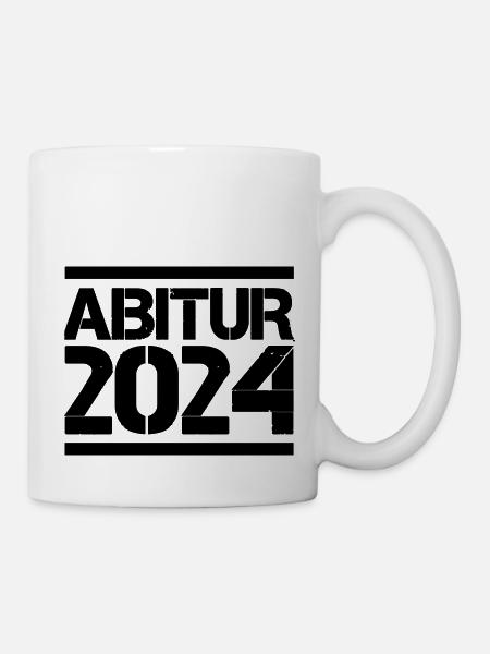 abitur 2024 - Tasse - Weiß