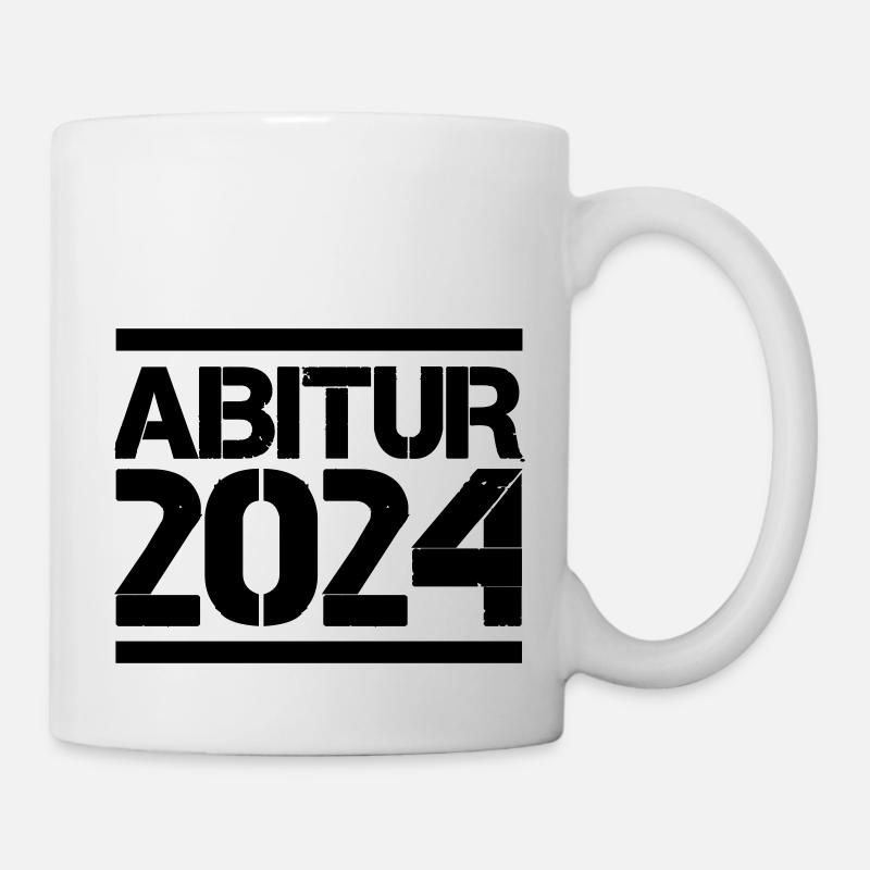 abitur 2024 - Tasse - Weiß