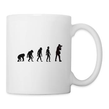 Evolution Photographer Appareil photo - Mug blanc - blanc - Droite