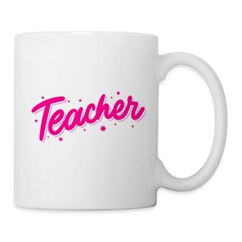 Teacher Retro Cute Teacher Design - Mug - white - Right