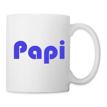 PAPY. FÊTE DES PÈRES. BONNE FÊTE PAPY. JE T'AIME. - Mug blanc - blanc - Droite
