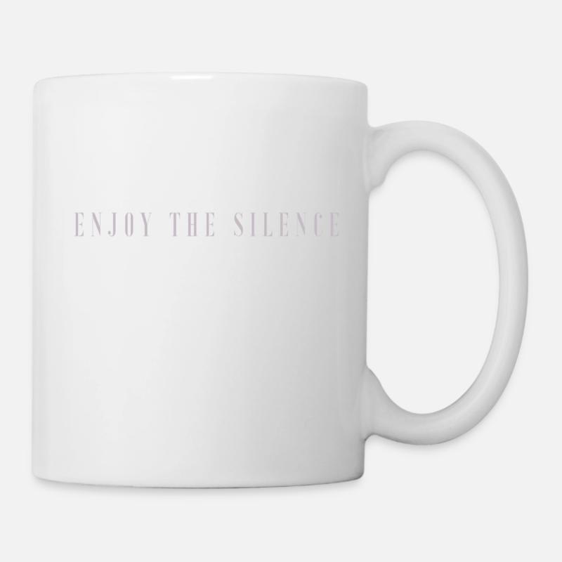 ENJOY THE SILENCE - Tasse - Weiß