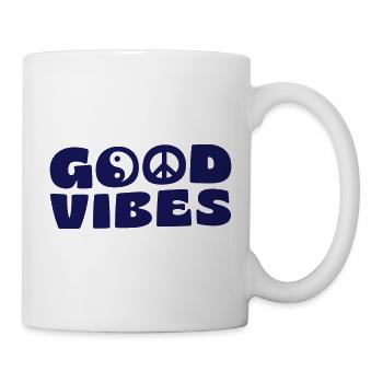 GOOD VIBES - Tasse - Weiß - Rechts