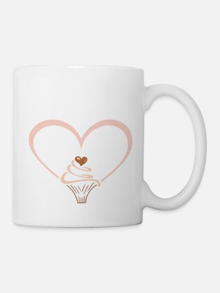 Cupcake Love - Mug - white