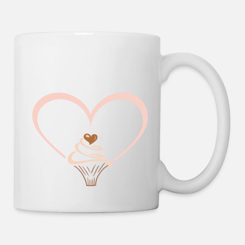 Cupcake Love - Mug blanc - blanc