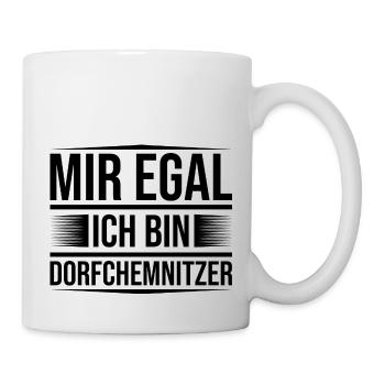 Mir egal Dorfchemnitz - Tasse - Weiß - Rechts