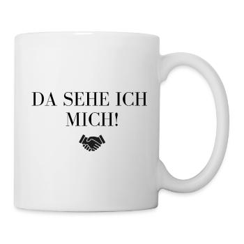 Da sehe ich mich Geschenk Malle JGA - Tasse - Weiß - Rechts