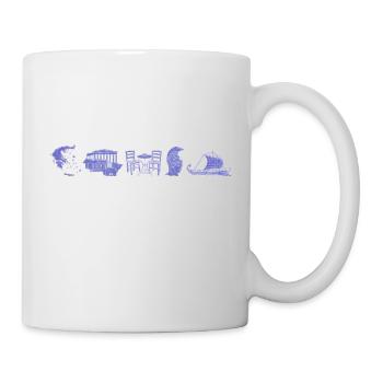 Boho Line Art Design, Series "Greece" - Mug - white - Right
