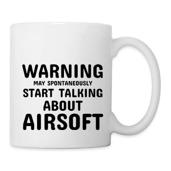 Paintball Airsoft - Tasse - Weiß - Rechts