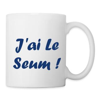 j'ai le seum - Mug blanc - blanc - Droite