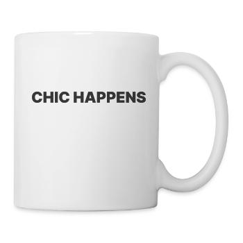 CHIC HAPPENS - Tasse - Weiß - Rechts