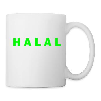 Halal - Tasse - Weiß - Rechts