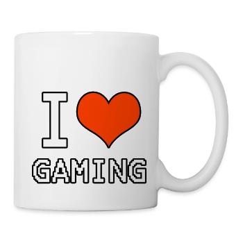 I love Gaming - Tasse - Weiß - Rechts