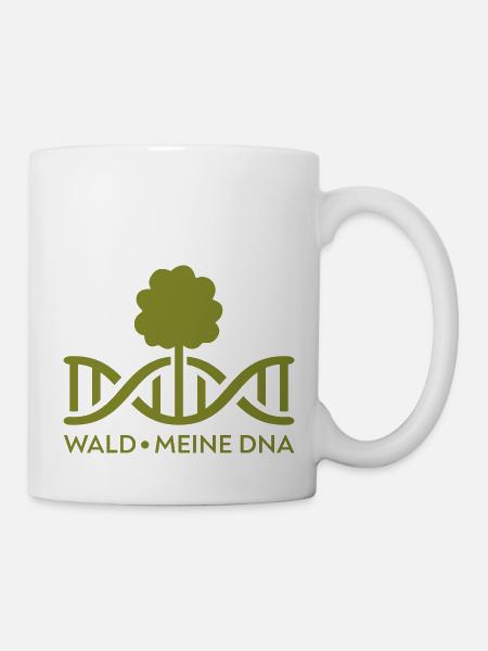 DNA Wald - Tasse - Weiß