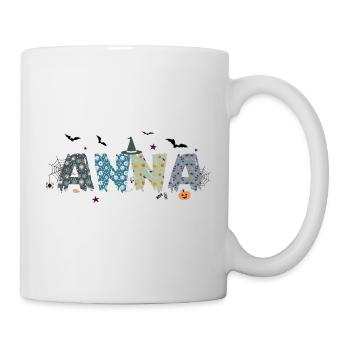 Anna Namensmädchen, HALLOWEEN - Tasse - Weiß - Rechts