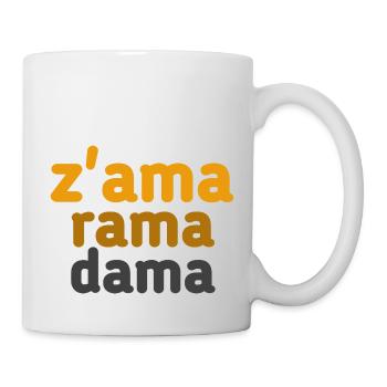 Bayerisch lustig - Tasse - Weiß - Rechts