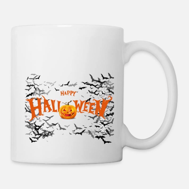 Happy Halloween citrouille - Mug blanc - blanc